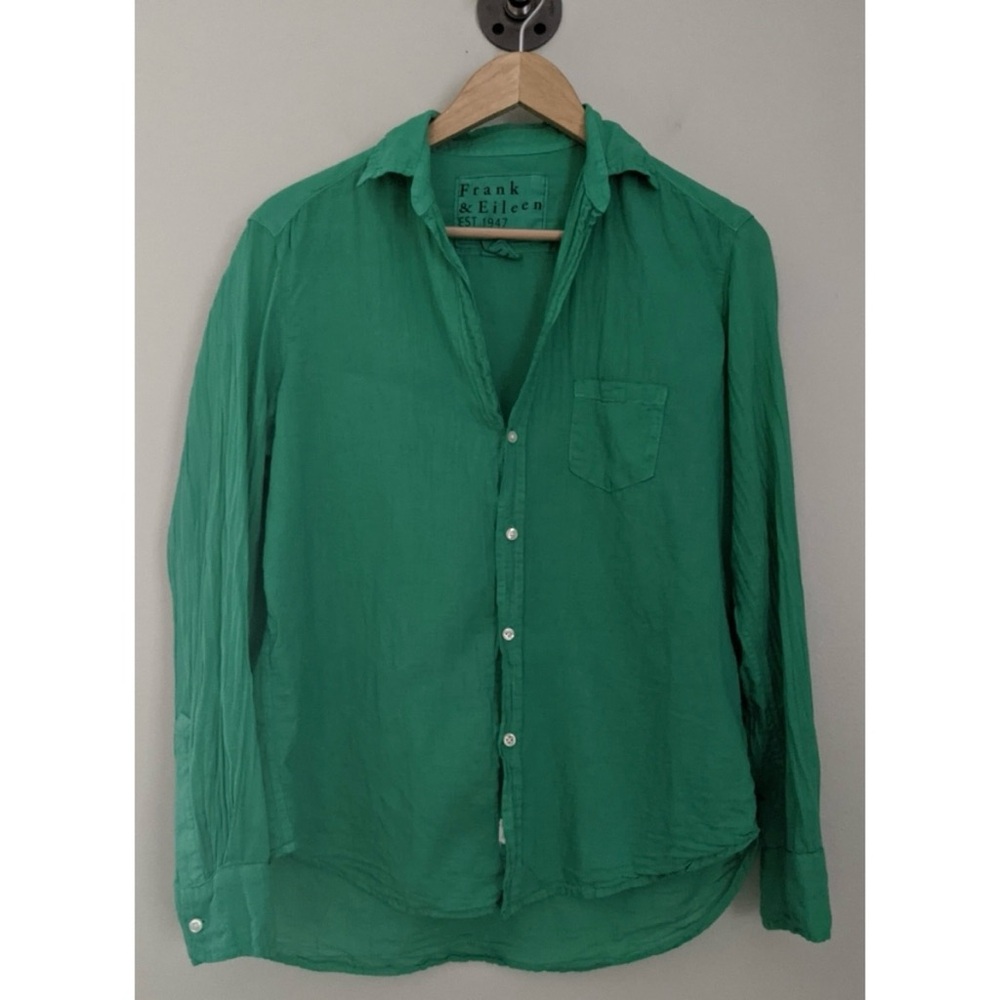 Frank & Eileen Green Casual Button Up Shirt